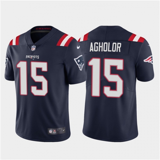 Men New England Patriots 15 Nelson Agholor Navy Vapor Untouchable Limited Stitched Jersey Men New England Patriots 15 Nelson Agholor Navy Vapor Untouchable Limited Stitched Jersey