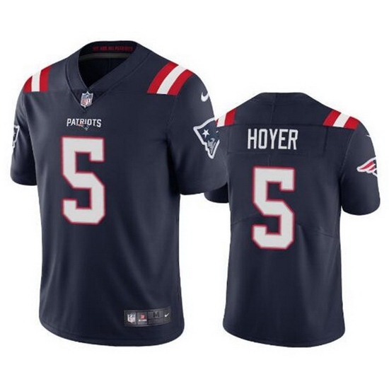 Men New England Patriots 5 Brian Hoyer 2021 Navy Vapor Untouchable Limited Stitched Jersey Men New England Patriots 5 Brian Hoyer 2021 Navy Vapor Untouchable Limited Stitched Jersey