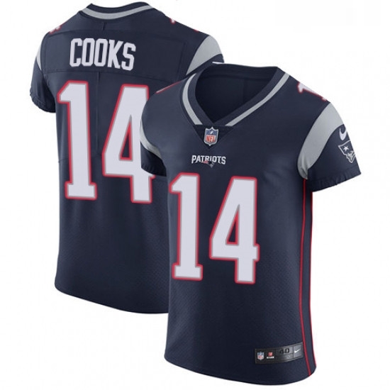 Mens Nike New England Patriots 14 Brandin Cooks Navy Blue Team Color Vapor Untouchable Elite Player NFL Jersey Mens Nike New England Patriots 14 Brandin Cooks Navy Blue Team Color Vapor Untouchable Elite Player NFL Jersey