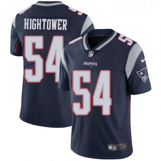 Mens Nike New England Patriots 54 Donta Hightower Navy Blue Team Color Vapor Untouchable Limited Player NFL Jersey Mens Nike New England Patriots 54 Donta Hightower Navy Blue Team Color Vapor Untouchable Limited Player NFL Jersey