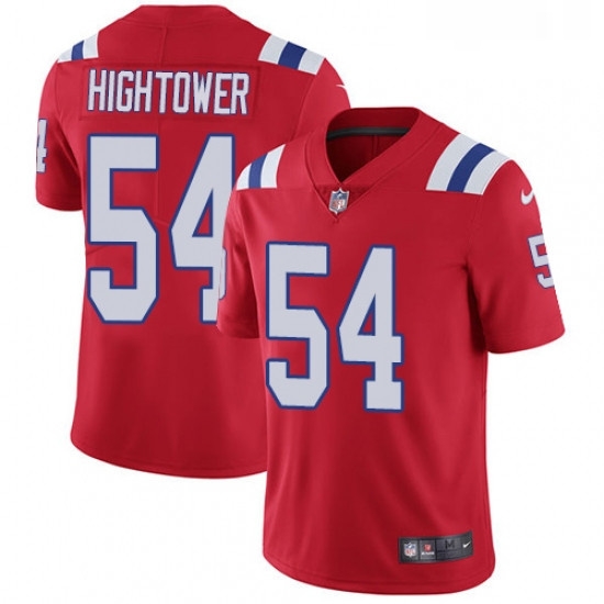 Mens Nike New England Patriots 54 Donta Hightower Red Alternate Vapor Untouchable Limited Player NFL Jersey Mens Nike New England Patriots 54 Donta Hightower Red Alternate Vapor Untouchable Limited Player NFL Jersey