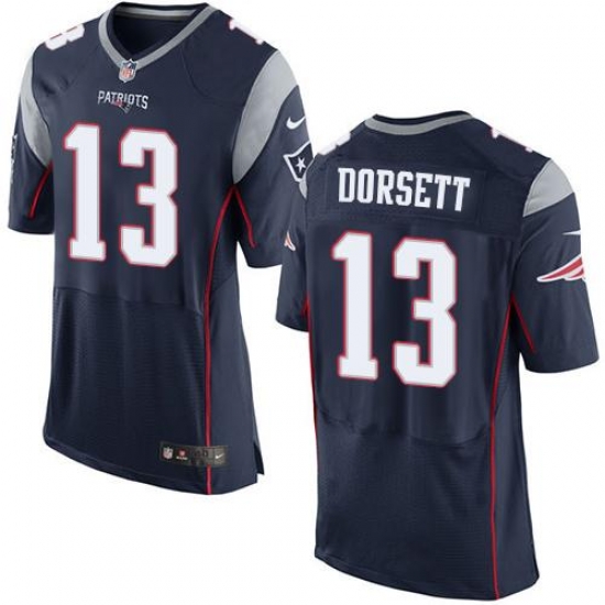 Nike Patriots #13 Phillip Dorsett Navy Blue Team Color Mens Stitched NFL Elite Jersey Nike Patriots #13 Phillip Dorsett Navy Blue Team Color Mens Stitched NFL Elite Jersey