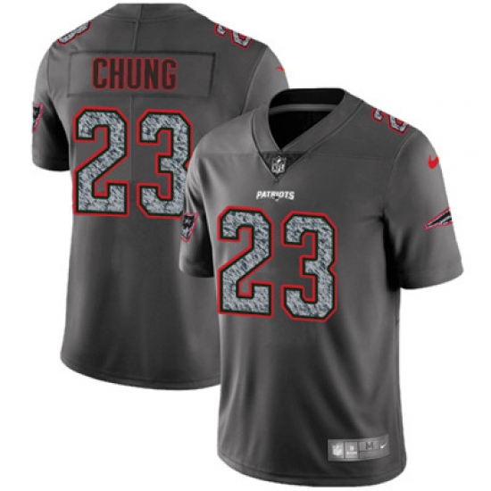 Nike Patriots #23 Patrick Chung Gray Static Mens NFL Vapor Untouchable Game Jersey Nike Patriots #23 Patrick Chung Gray Static Mens NFL Vapor Untouchable Game Jersey
