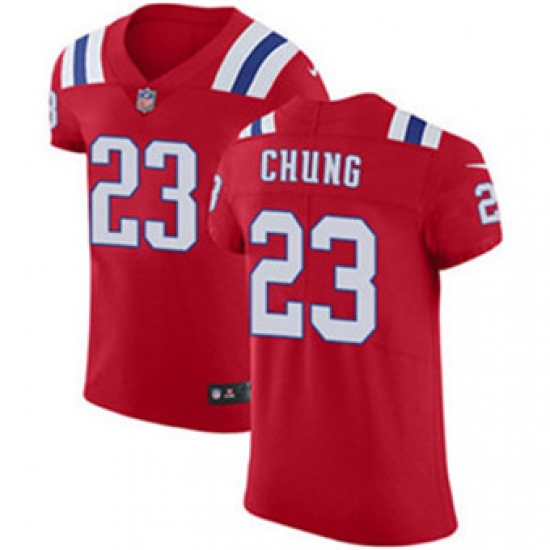 Nike Patriots #23 Patrick Chung Red Alternate Mens Stitched NFL Vapor Untouchable Elite Jersey Nike Patriots #23 Patrick Chung Red Alternate Mens Stitched NFL Vapor Untouchable Elite Jersey