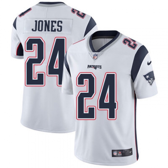 Nike Patriots #24 Cyrus Jones White Mens Stitched NFL Vapor Untouchable Limited Jersey Nike Patriots #24 Cyrus Jones White Mens Stitched NFL Vapor Untouchable Limited Jersey