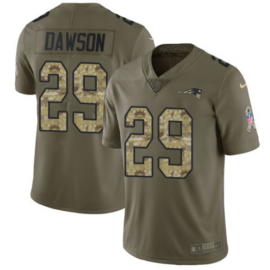 Nike Patriots #29 Duke Dawson Olive Camo Mens Stitched NFL Limited 2017 Salute To Service Jersey Nike Patriots #29 Duke Dawson Olive Camo Mens Stitched NFL Limited 2017 Salute To Service Jersey