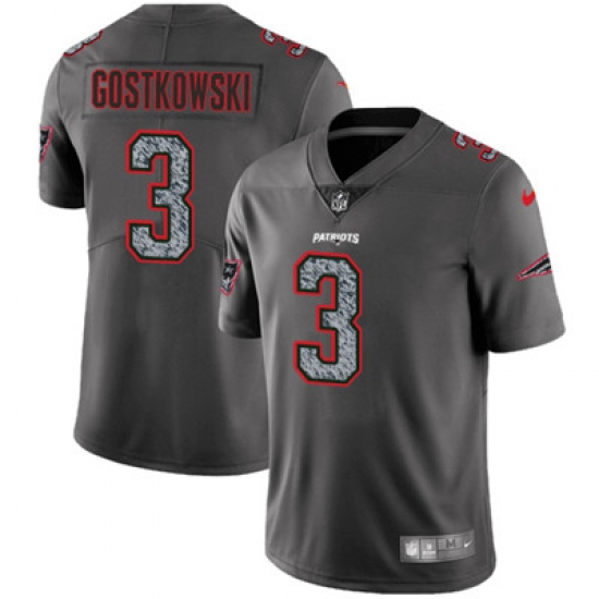 Nike Patriots #3 Stephen Gostkowski Gray Static Mens NFL Vapor Untouchable Game Jersey Nike Patriots #3 Stephen Gostkowski Gray Static Mens NFL Vapor Untouchable Game Jersey