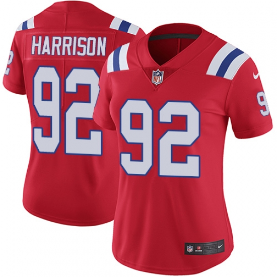 Nike Patriots #92 James Harrison Red Alternate Womens Stitched NFL Vapor Untouchable Limited Jersey Nike Patriots #92 James Harrison Red Alternate Womens Stitched NFL Vapor Untouchable Limited Jersey