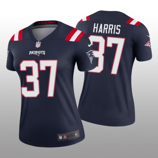 Women New England Patriots Damien Harris #37 Rush Stitched Jersey Women New England Patriots Damien Harris #37 Rush Stitched Jersey