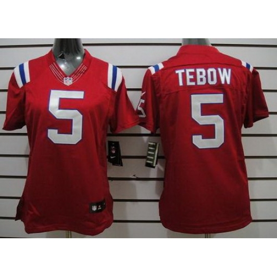 Women Nike New England Patriots 5 Tim Tebow Red LIMITED NFL Jerseys Women Nike New England Patriots 5 Tim Tebow Red LIMITED NFL Jerseys