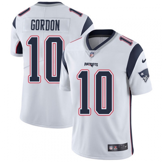Nike Patriots #10 Josh Gordon White Youth Stitched NFL Vapor Untouchable Limited Jersey Nike Patriots #10 Josh Gordon White Youth Stitched NFL Vapor Untouchable Limited Jersey