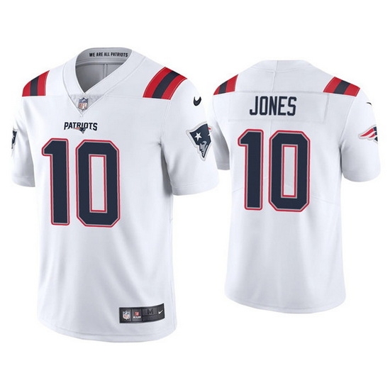Youth New England Patriots 10 Mac Jones 2021 White Vapor Untouchable Limited Stitched Jersey Youth New England Patriots 10 Mac Jones 2021 White Vapor Untouchable Limited Stitched Jersey