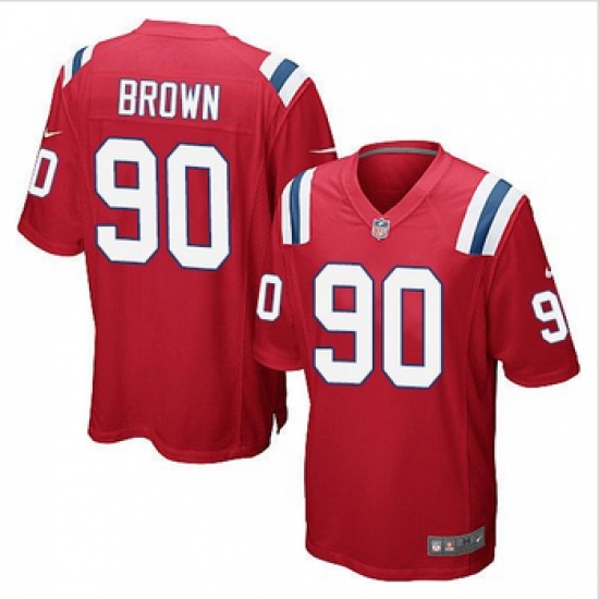 Youth New Patriots #90 Malcom Brown Red Alternate Stitched NFL Elite Jersey Youth New Patriots #90 Malcom Brown Red Alternate Stitched NFL Elite Jersey