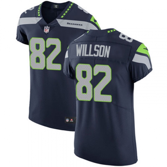 Men Nike Seahawks #82 Luke Willson Steel Blue Team Color Stitched NFL Vapor Untouchable Elite Jersey Men Nike Seahawks #82 Luke Willson Steel Blue Team Color Stitched NFL Vapor Untouchable Elite Jersey