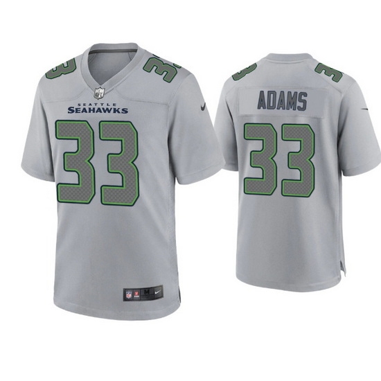 Men Seattle Seahawks 33 Jamal Adams Grey Atmosphere Fashion Stitched Game Jersey Men Seattle Seahawks 33 Jamal Adams Grey Atmosphere Fashion Stitched Game Jersey