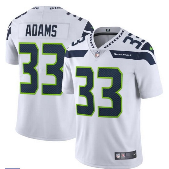 Men Seattle Seahawks Jamal Adams #33 White Vapor Limited NFL Jersey Men Seattle Seahawks Jamal Adams #33 White Vapor Limited NFL Jersey