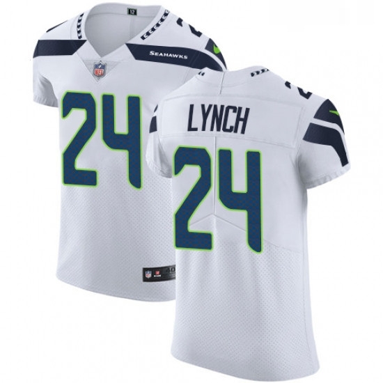 Mens Nike Seattle Seahawks 24 Marshawn Lynch White Vapor Untouchable Elite Player NFL Jersey Mens Nike Seattle Seahawks 24 Marshawn Lynch White Vapor Untouchable Elite Player NFL Jersey