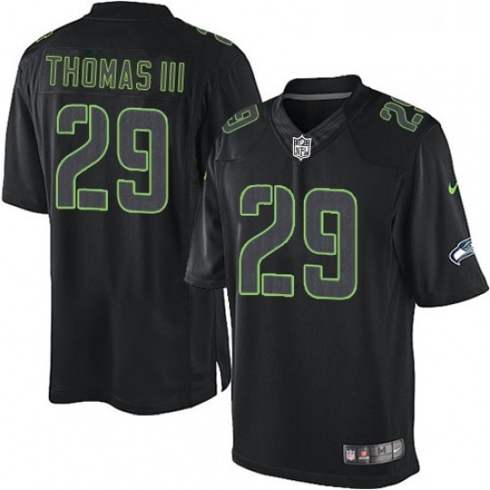 Mens Nike Seattle Seahawks 29 Earl Thomas III Limited Black Impact NFL Jersey Mens Nike Seattle Seahawks 29 Earl Thomas III Limited Black Impact NFL Jersey