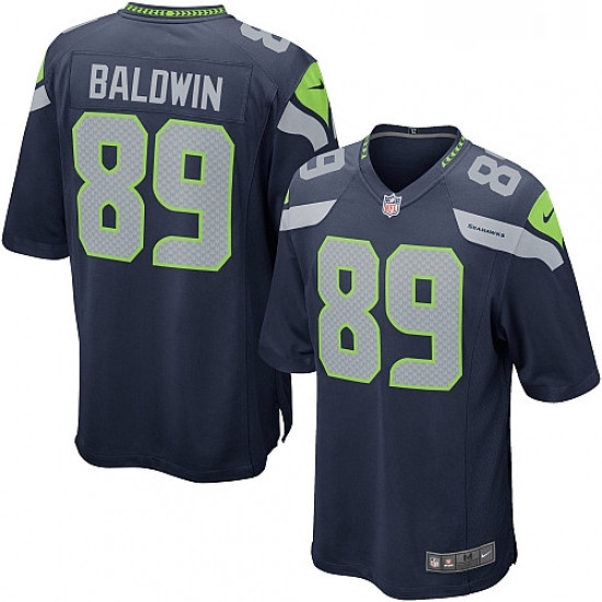 Mens Nike Seattle Seahawks 89 Doug Baldwin Game Steel Blue Team Color NFL Jersey Mens Nike Seattle Seahawks 89 Doug Baldwin Game Steel Blue Team Color NFL Jersey