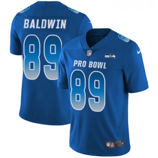 Mens Nike Seattle Seahawks 89 Doug Baldwin Limited Royal Blue 2018 Pro Bowl NFL Jersey Mens Nike Seattle Seahawks 89 Doug Baldwin Limited Royal Blue 2018 Pro Bowl NFL Jersey