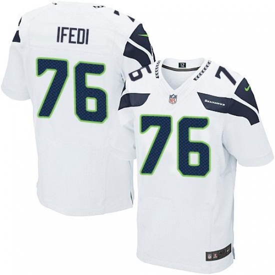 Nike Seahawks #76 Germain Ifedi White Mens Stitched NFL Elite Jersey Nike Seahawks #76 Germain Ifedi White Mens Stitched NFL Elite Jersey