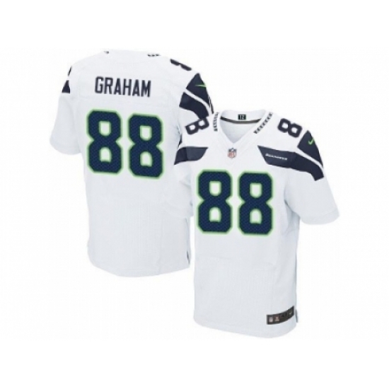 Nike Seattle Seahawks 88 Jimmy Graham white Elite NFL Jersey Nike Seattle Seahawks 88 Jimmy Graham white Elite NFL Jersey