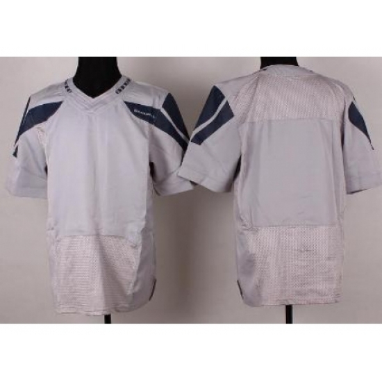 Nike Seattle Seahawks Blank Grey Elite NFL Jersey Nike Seattle Seahawks Blank Grey Elite NFL Jersey