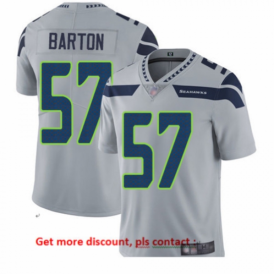 Seahawks 57 Cody Barton Grey Alternate Men Stitched Football Vapor Untouchable Limited Jersey Seahawks 57 Cody Barton Grey Alternate Men Stitched Football Vapor Untouchable Limited Jersey