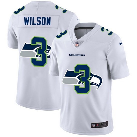 Seattle Seahawks 3 Russell Wilson White Men Nike Team Logo Dual Overlap Limited NFL Jersey Seattle Seahawks 3 Russell Wilson White Men Nike Team Logo Dual Overlap Limited NFL Jersey