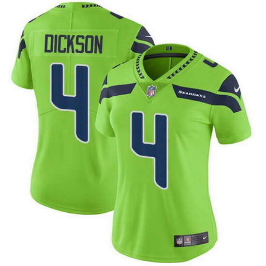 Nike Seahawks 4 Michael Dickson Green Womens Stitched NFL Limited Rush Jersey Nike Seahawks 4 Michael Dickson Green Womens Stitched NFL Limited Rush Jersey