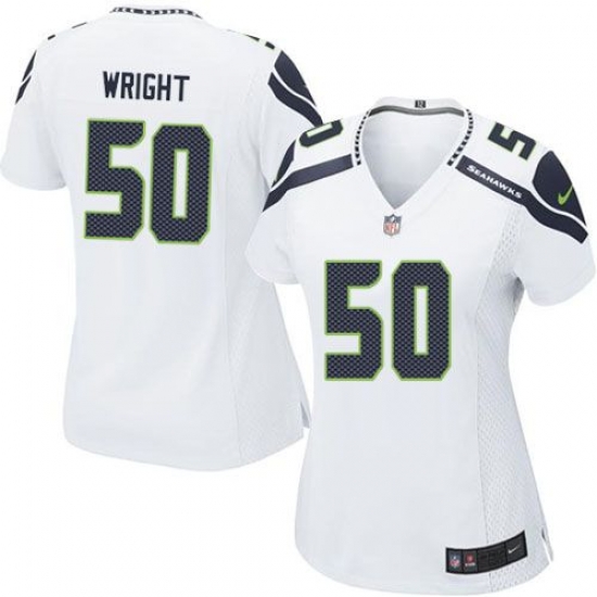Nike Seahawks #50 K J Wright White Womens Stitched NFL Elite Jersey Nike Seahawks #50 K J Wright White Womens Stitched NFL Elite Jersey