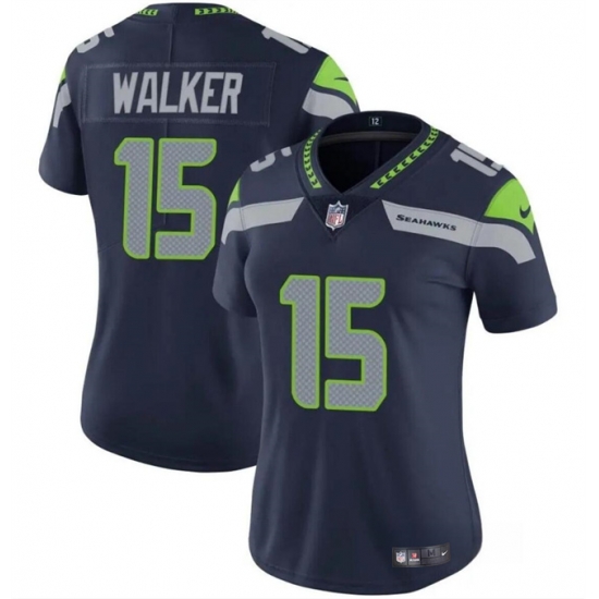 Women Seattle Seahawks 15 P J Walker Navy Vapor Limited Stitched Football Jersey Women Seattle Seahawks 15 P J Walker Navy Vapor Limited Stitched Football Jersey