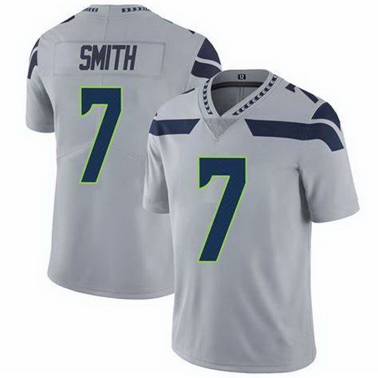 Youth Seattle Seahawks Geno Smith #7 Grey Vapor Limited NFL Jersey Youth Seattle Seahawks Geno Smith #7 Grey Vapor Limited NFL Jersey