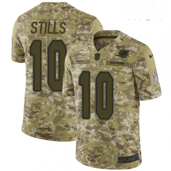 Mens Nike Miami Dolphins 10 Kenny Stills Limited Camo 2018 Salute to Service NFL Jersey Mens Nike Miami Dolphins 10 Kenny Stills Limited Camo 2018 Salute to Service NFL Jersey