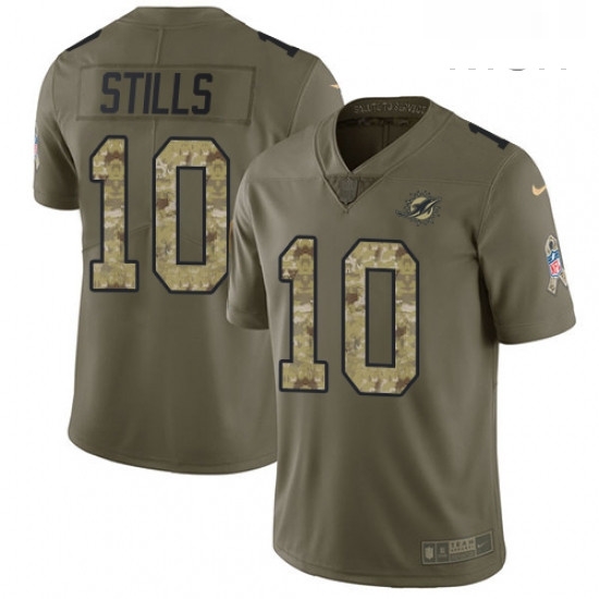 Mens Nike Miami Dolphins 10 Kenny Stills Limited OliveCamo 2017 Salute to Service NFL Jersey Mens Nike Miami Dolphins 10 Kenny Stills Limited OliveCamo 2017 Salute to Service NFL Jersey