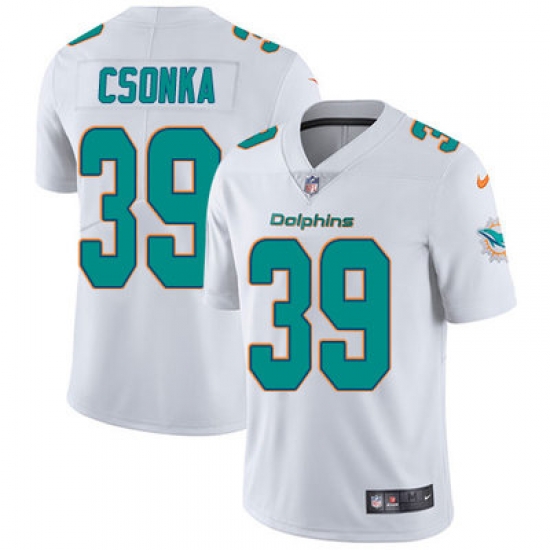 Nike Dolphins #39 Larry Csonka White Mens Stitched NFL Vapor Untouchable Limited Jersey Nike Dolphins #39 Larry Csonka White Mens Stitched NFL Vapor Untouchable Limited Jersey