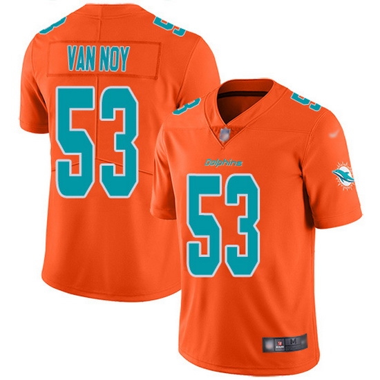 Nike Dolphins 53 Kyle Van Noy Orange Men Stitched NFL Limited Inverted Legend Jersey Nike Dolphins 53 Kyle Van Noy Orange Men Stitched NFL Limited Inverted Legend Jersey