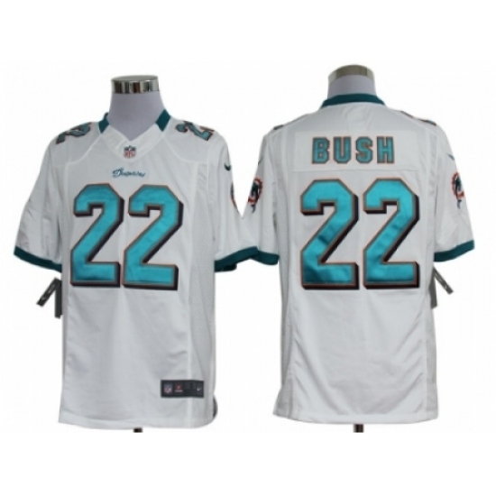 Nike Miami Dolphins 22 Reggie Bush White Limited NFL Jersey Nike Miami Dolphins 22 Reggie Bush White Limited NFL Jersey