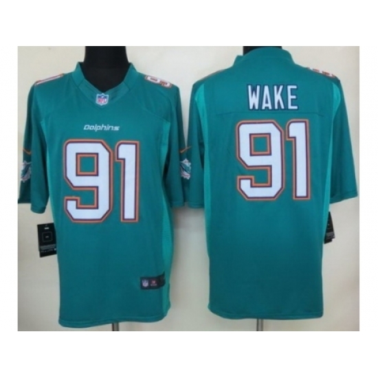 Nike Miami Dolphins 91 Cameron Wake Green LIMITED NFL Jersey Nike Miami Dolphins 91 Cameron Wake Green LIMITED NFL Jersey