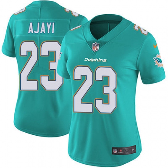 Nike Dolphins #23 Jay Ajayi Aqua Green Team Color Womens Stitched NFL Vapor Untouchable Limited Jersey Nike Dolphins #23 Jay Ajayi Aqua Green Team Color Womens Stitched NFL Vapor Untouchable Limited Jersey