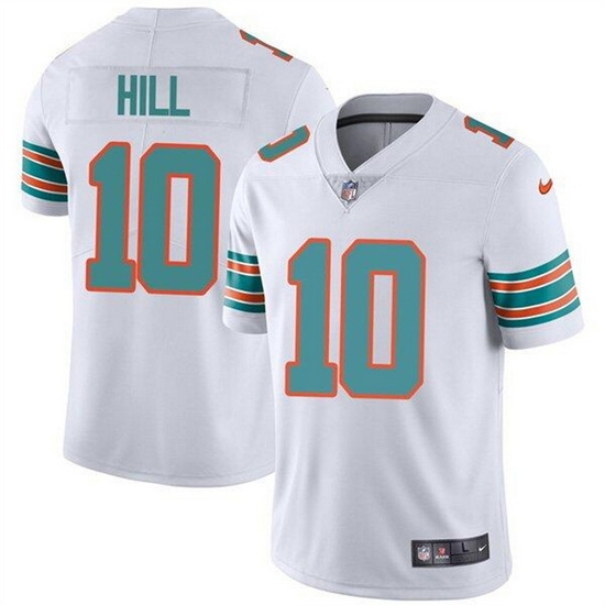 Women Miami Dolphins 10 Tyreek Hill White Vapor Untouchable Stitched Jersey Women Miami Dolphins 10 Tyreek Hill White Vapor Untouchable Stitched Jersey
