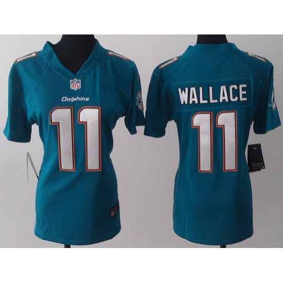 Women Nike Miami Dolphins 11 Mike Wallace Green NFL Jerseys 2013 New Style Women Nike Miami Dolphins 11 Mike Wallace Green NFL Jerseys 2013 New Style
