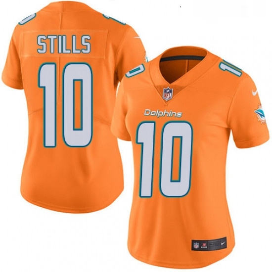 Womens Nike Miami Dolphins 10 Kenny Stills Limited Orange Rush Vapor Untouchable NFL Jersey Womens Nike Miami Dolphins 10 Kenny Stills Limited Orange Rush Vapor Untouchable NFL Jersey