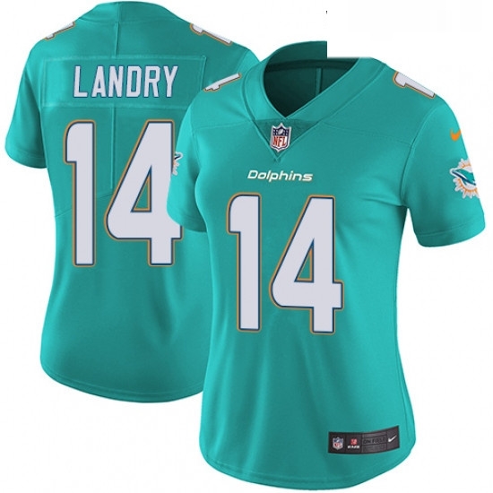 Womens Nike Miami Dolphins 14 Jarvis Landry Elite Aqua Green Team Color NFL Jersey Womens Nike Miami Dolphins 14 Jarvis Landry Elite Aqua Green Team Color NFL Jersey