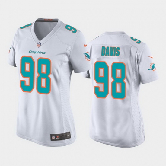 women raekwon davis miami dolphins white game jersey women raekwon davis miami dolphins white game jersey