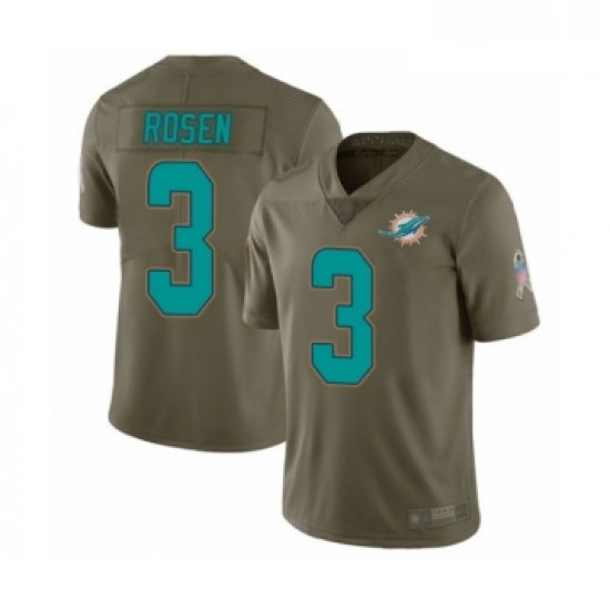 Youth Miami Dolphins 3 Josh Rosen Limited Olive 2017 Salute to Service Football Jersey Youth Miami Dolphins 3 Josh Rosen Limited Olive 2017 Salute to Service Football Jersey