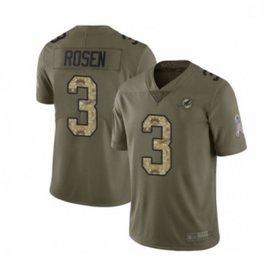 Youth Miami Dolphins 3 Josh Rosen Limited Olive Camo 2017 Salute to Service Football Jersey Youth Miami Dolphins 3 Josh Rosen Limited Olive Camo 2017 Salute to Service Football Jersey