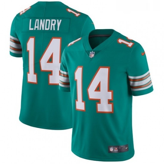 Youth Nike Miami Dolphins 14 Jarvis Landry Aqua Green Alternate Vapor Untouchable Limited Player NFL Jersey Youth Nike Miami Dolphins 14 Jarvis Landry Aqua Green Alternate Vapor Untouchable Limited Player NFL Jersey