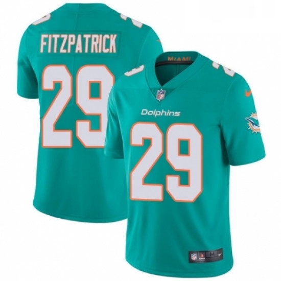 Youth Nike Miami Dolphins 29 Minkah Fitzpatrick Aqua Green Team Color Vapor Untouchable Limited Player NFL Jersey Youth Nike Miami Dolphins 29 Minkah Fitzpatrick Aqua Green Team Color Vapor Untouchable Limited Player NFL Jersey