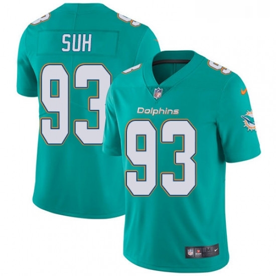 Youth Nike Miami Dolphins 93 Ndamukong Suh Aqua Green Team Color Vapor Untouchable Limited Player NFL Jersey Youth Nike Miami Dolphins 93 Ndamukong Suh Aqua Green Team Color Vapor Untouchable Limited Player NFL Jersey